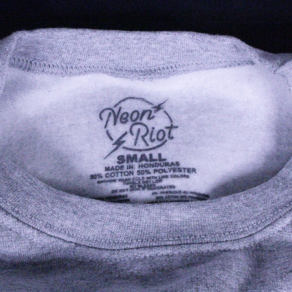 Neon Riot Crew Neck Sweater - Picture 3 of 3